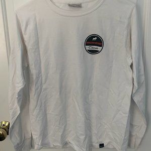 White Breckenridge Colorado Long Sleeve Top